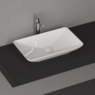 İsvea Sistema Y Clear Tezgah Üstü Lavabo 60 cm 10SY50060