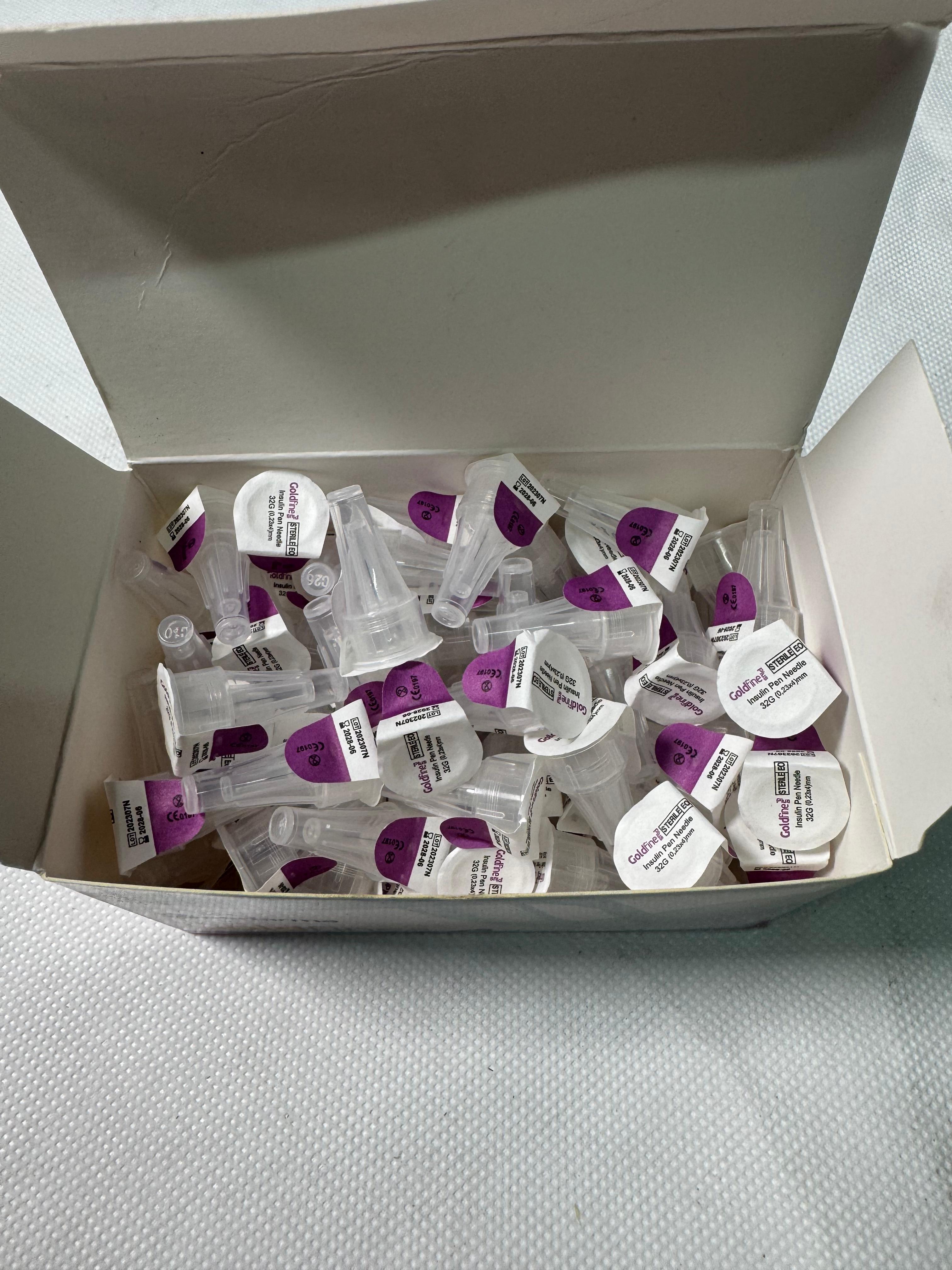 Serfarma Goldfine Plus İnsülin İğnesi 32G x 4mm
