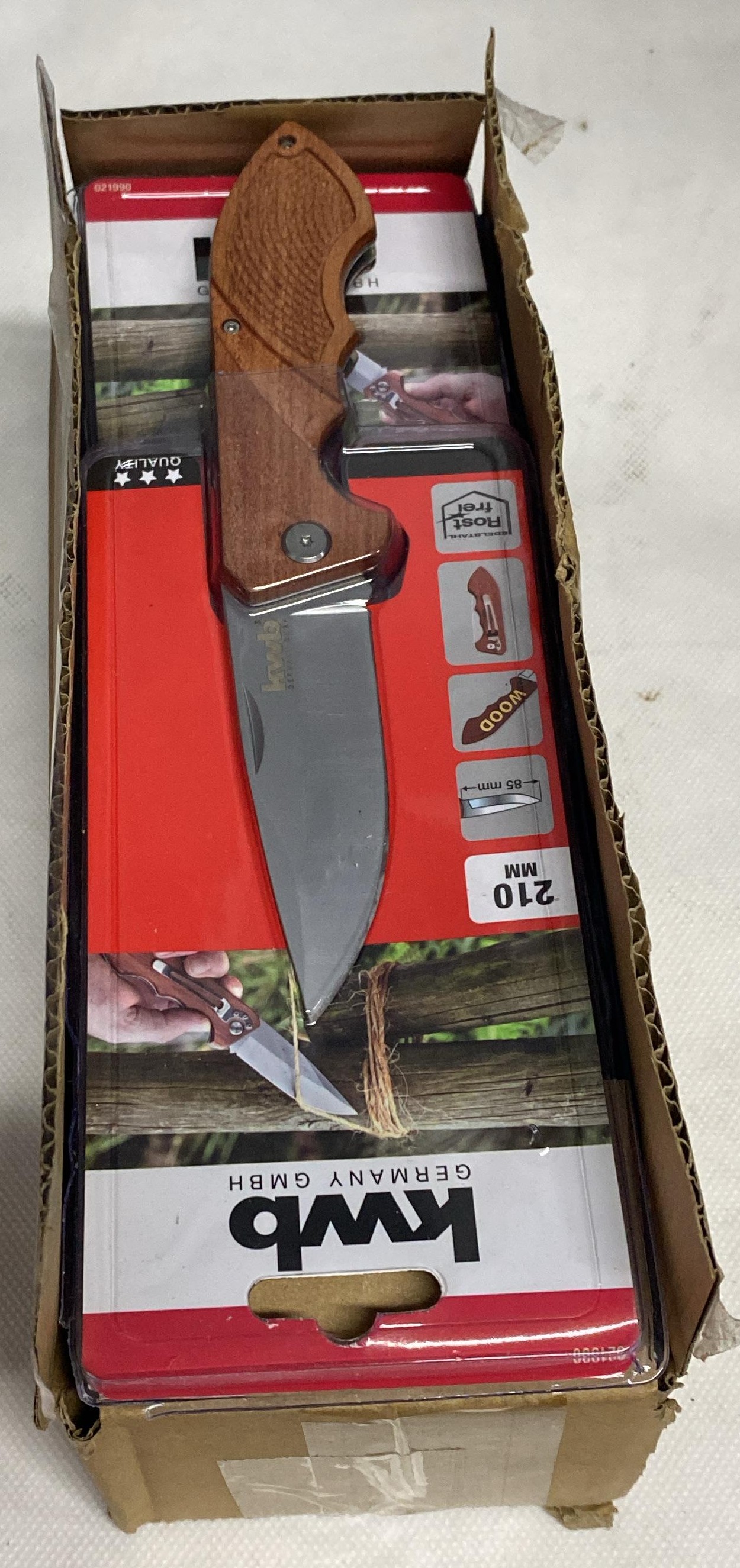Kwb Kamp Bıçağı Ahşap Saplı 210 Mm