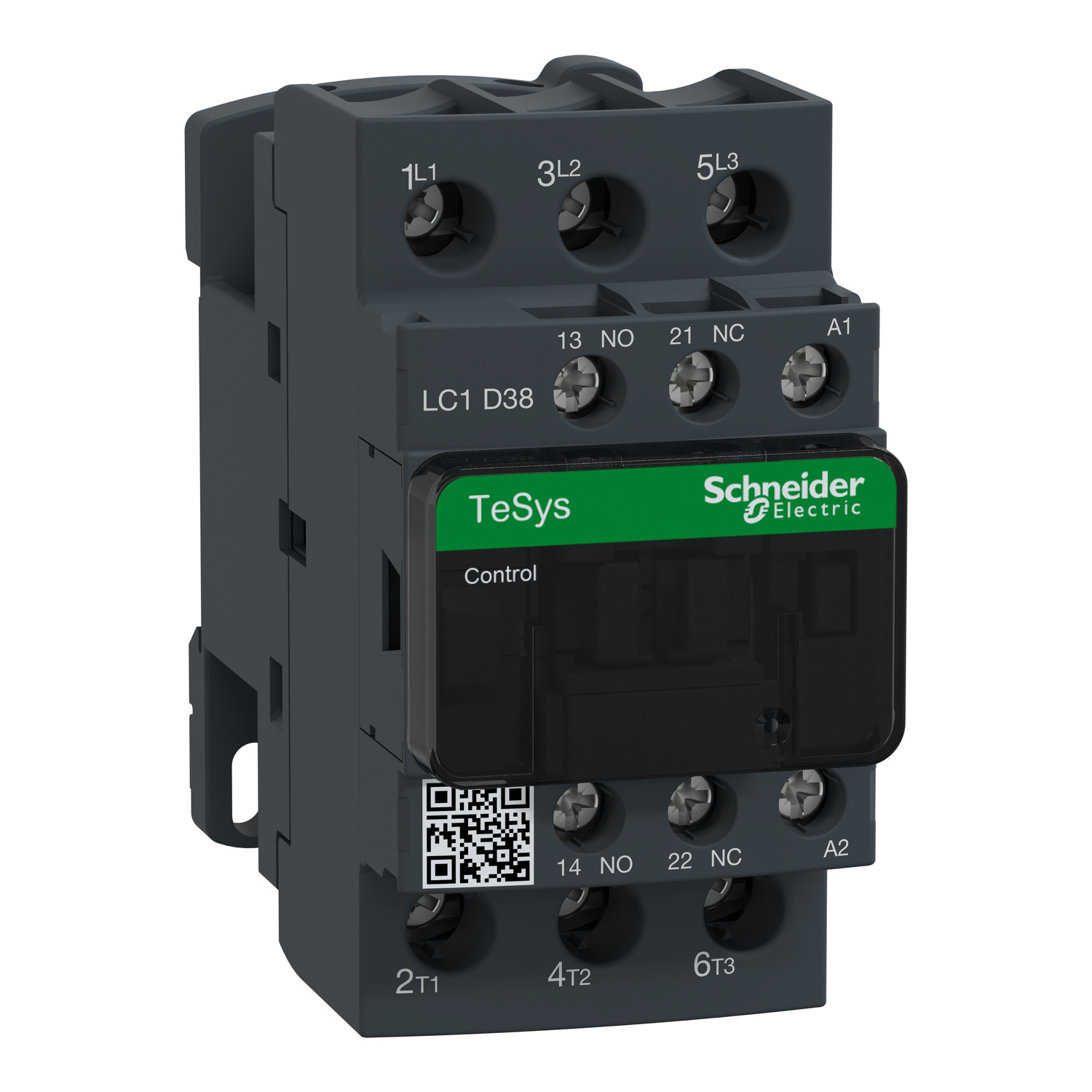 Schneider LC1D38B7 38A (18,5 KW) 24VAC Bobinli Trifaze Güç Kontaktörü