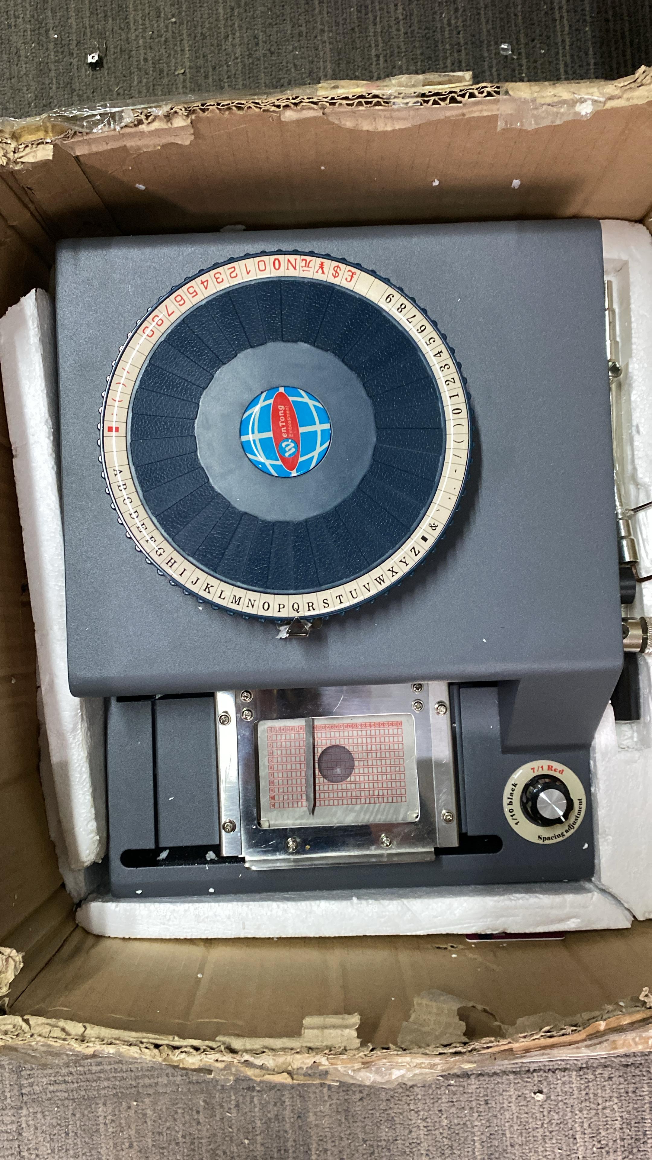 Manuel pvc kart kabartma baskı makinası