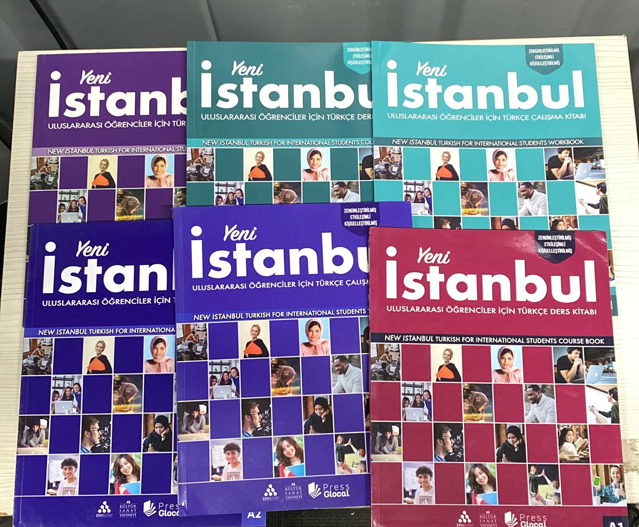 İstanbul Kültür Sanat Basımevi Istanbul Yeni A1-A2-B1-B2 Ders Çalışma + Qr Kod Yabancılar Için Set