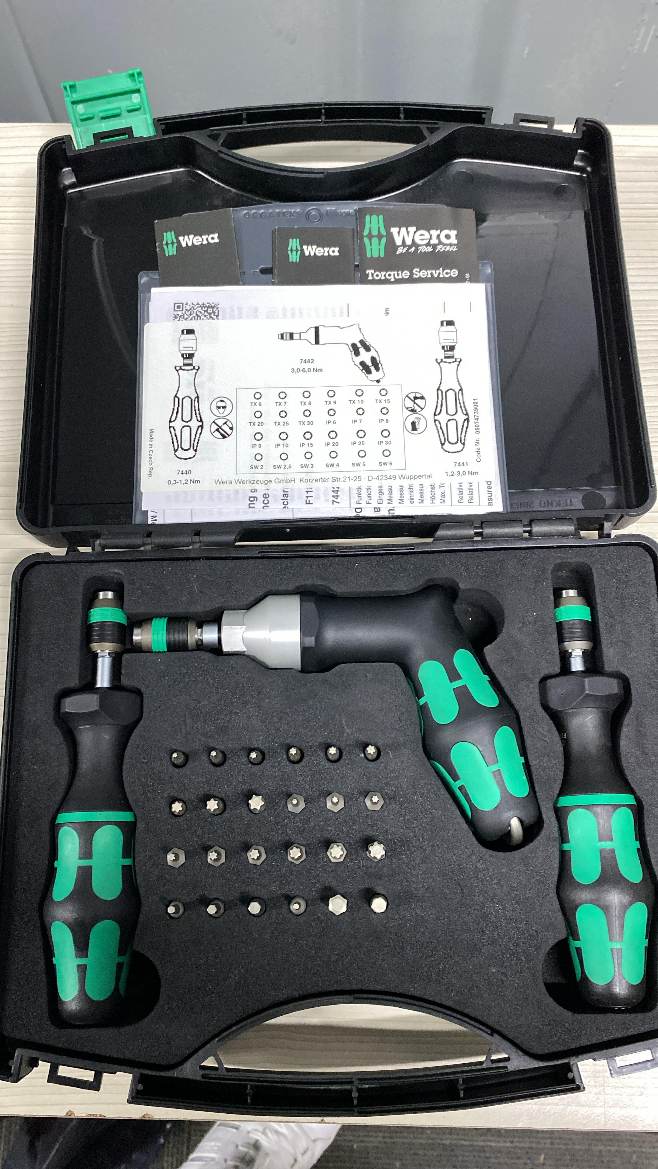 Wera 7440/41/42 Üçlü Tork Anahtar Seti 05074739001