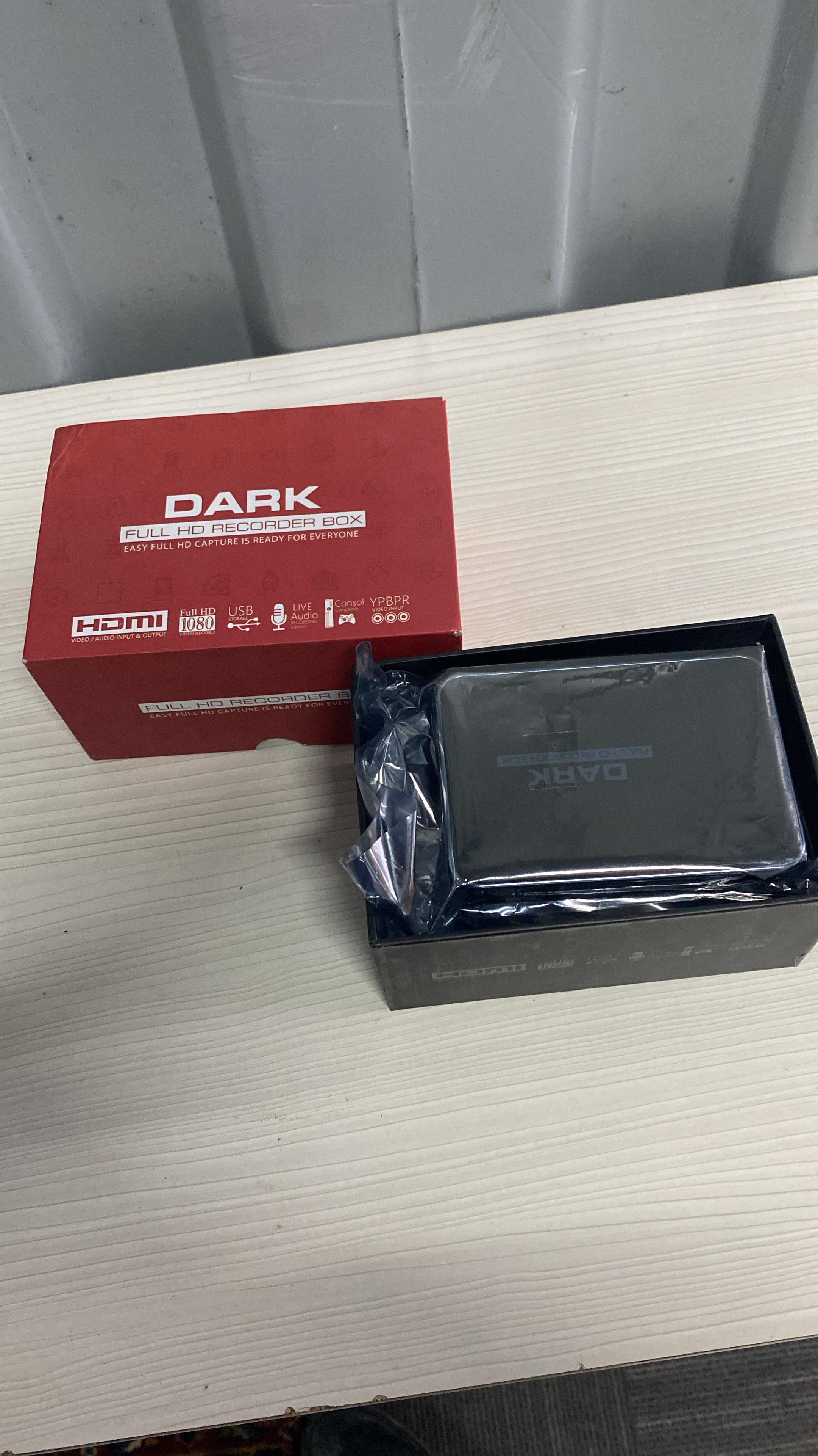 Dark Full HD Recorder Box Hdmi Kayıt Cihazı