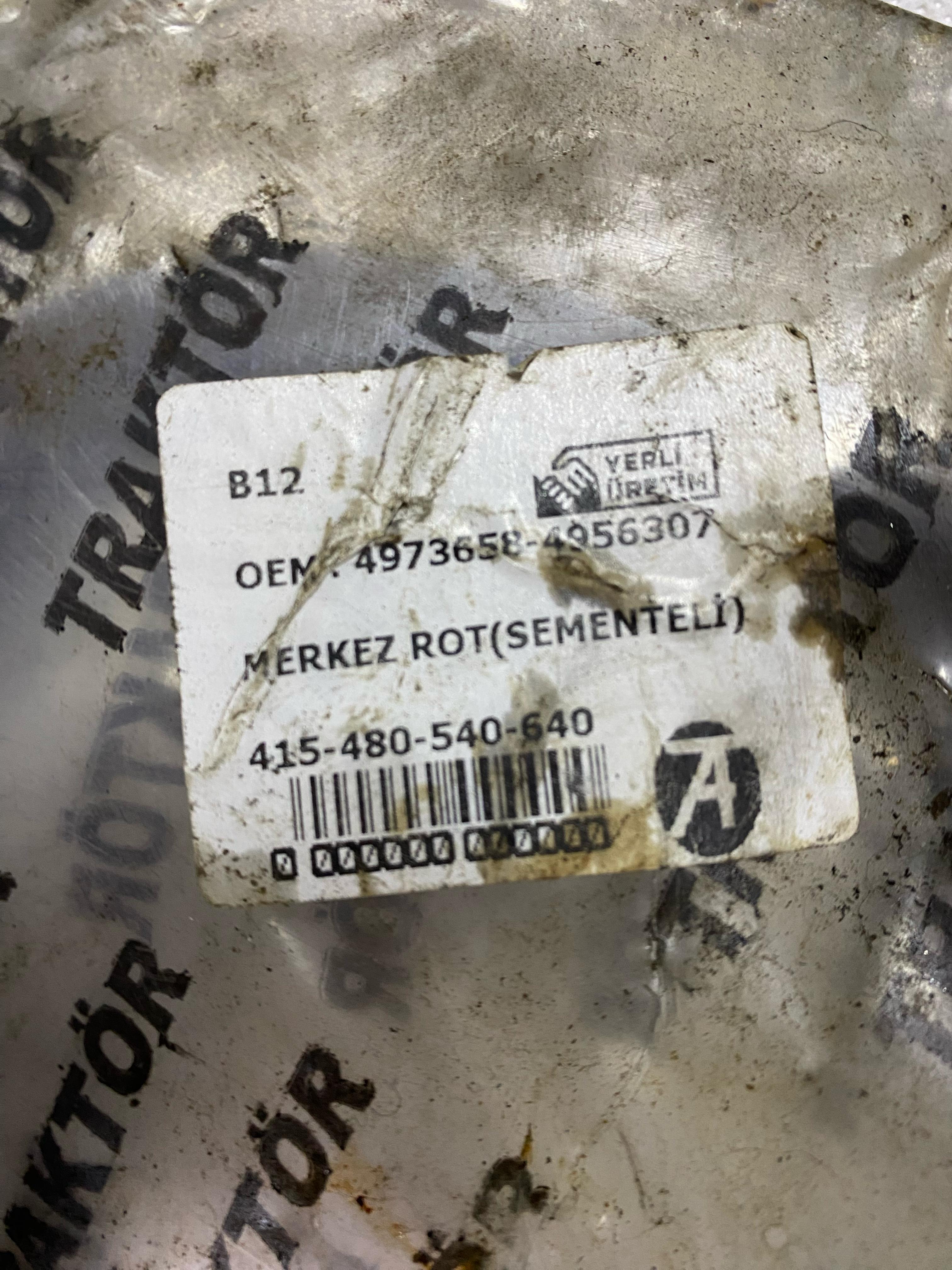 MERKEZ ROT DEVE BOYNU (480-640) Fiat Traktör