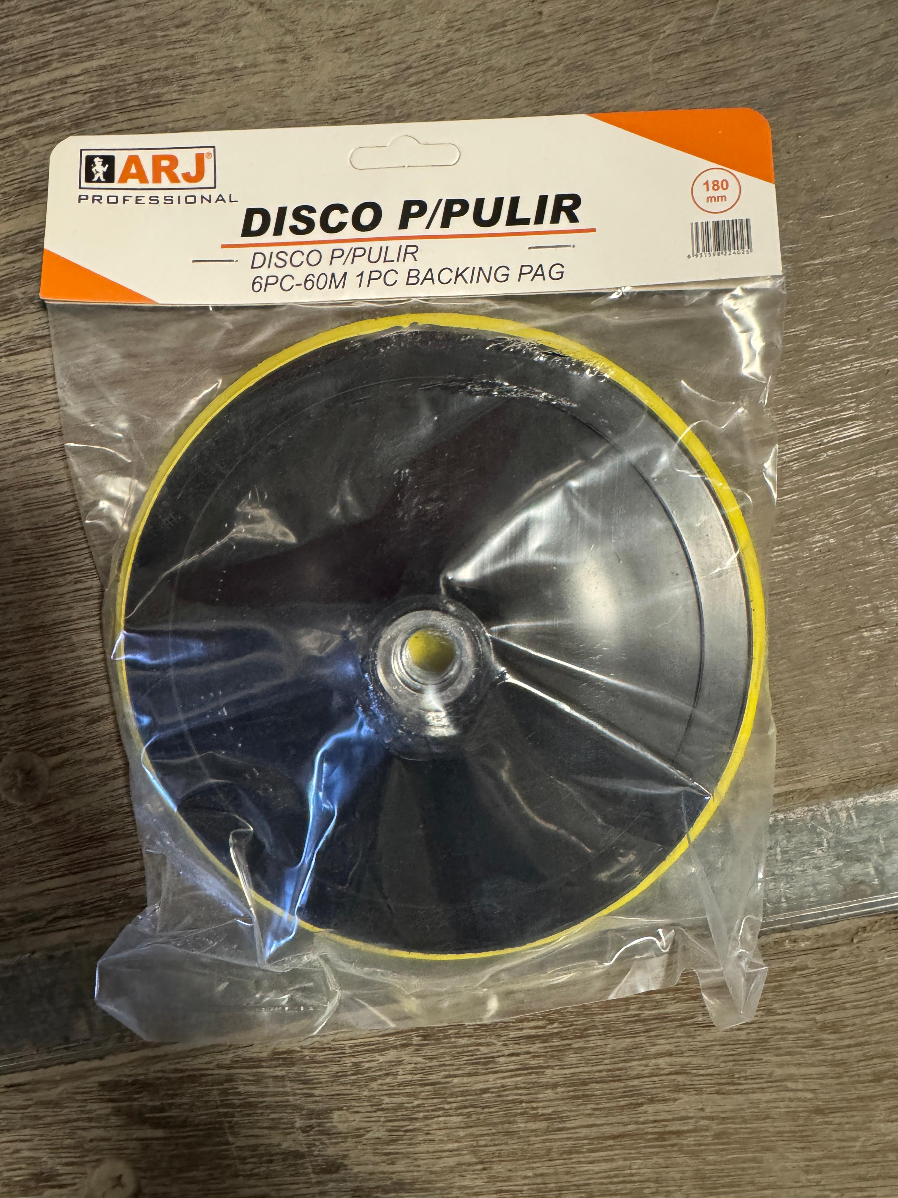Disco P/Pulir 180mm Zımpara Tabanı
