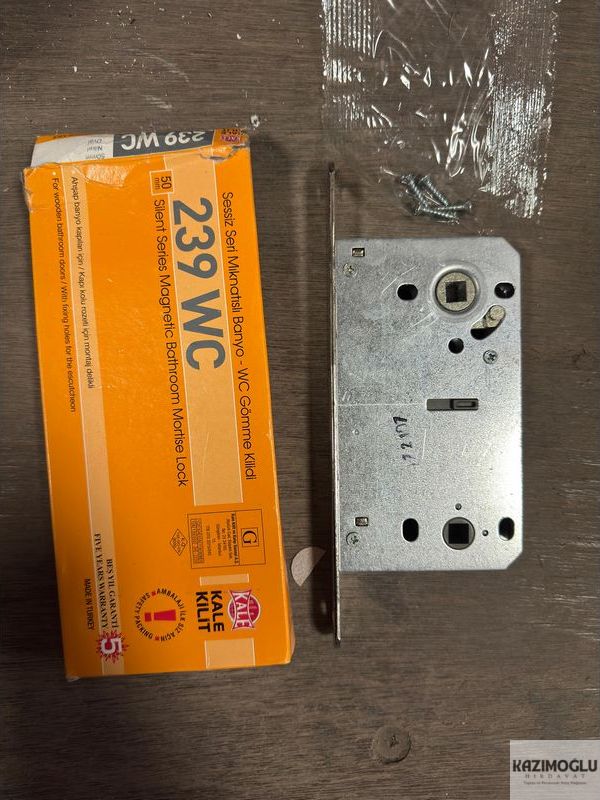 Kale Sessiz Seri Mıknatıslı Banyo - WC Gömme Kilidi 239WC