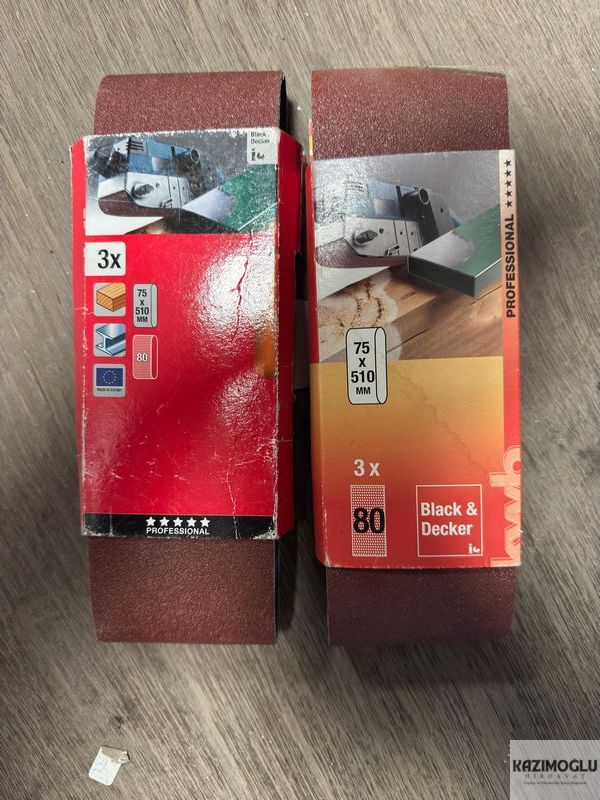 KWB 75x510mm 3x80 Black&Decker Zımpara