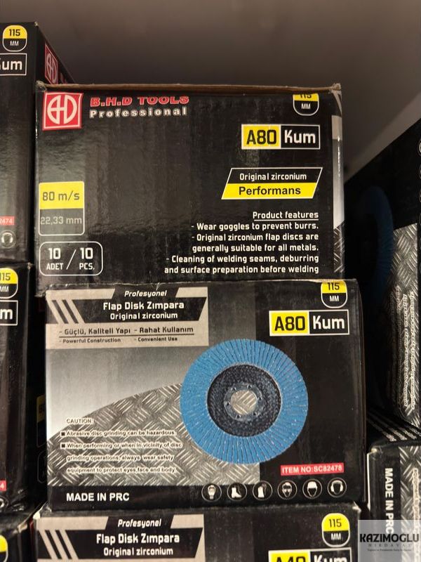 Flap Disk Zımpara A80 Kum 115mm