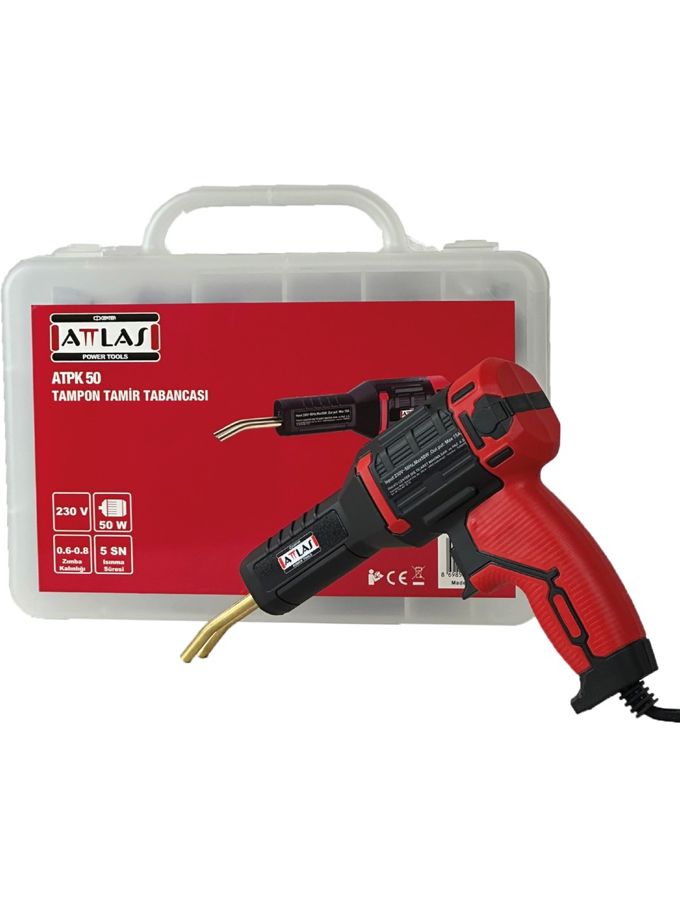 Attlas ATPK50 Tampon Tamir Tabancası 220V 50W