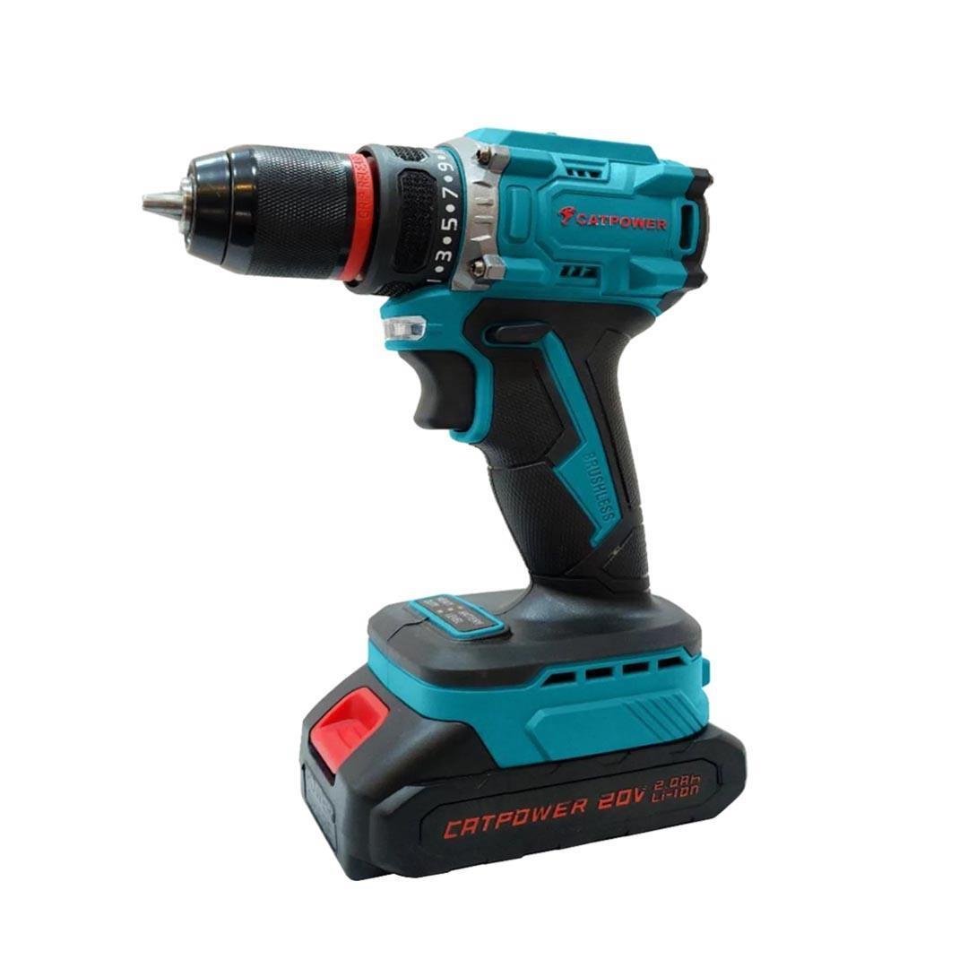 Catpower 1515 20V 2.0Ah Li-ion Çift Akülü Vidalama Makinesi - Kömürsüz Motorlu