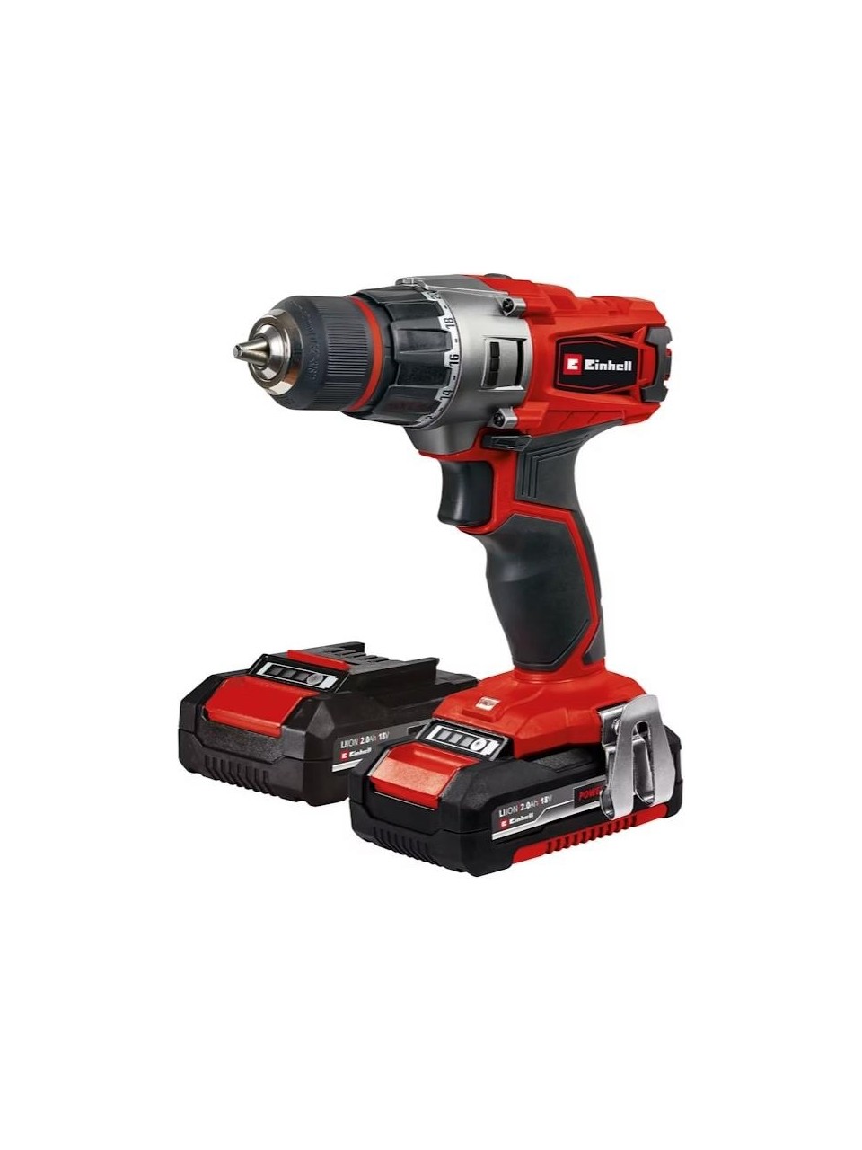 Einhell TE-CD 18/2 Li Çift Akülü 2 Ah Darbesiz Matkap