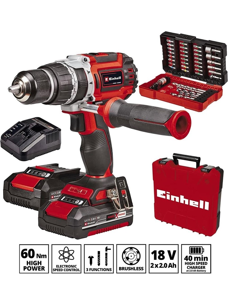 Einhell 4514206 Tp-Cd 18/60 Li- I Bl +39 Akülü Darbeli Matkap