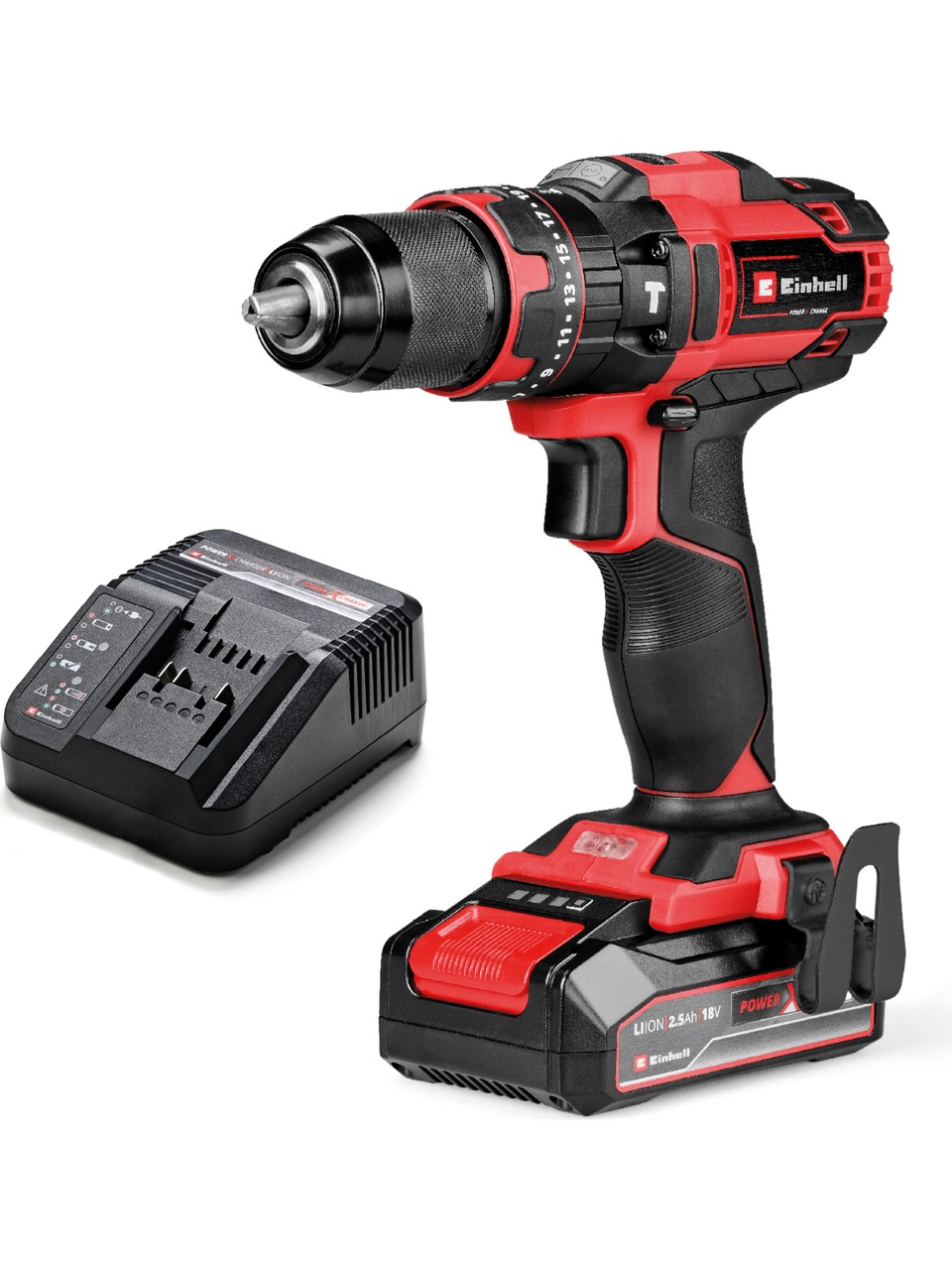 Einhell Te-Cd 18/44 Li-I (1X2,5AH), Akülü Darbeli Vidalama