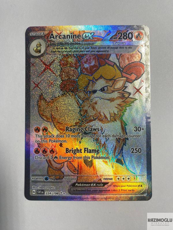 Arcanine Pokemon Kartı 2023 Seri