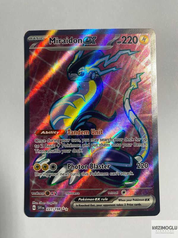 Miraidon Pokemon Kartı 2023 Seri