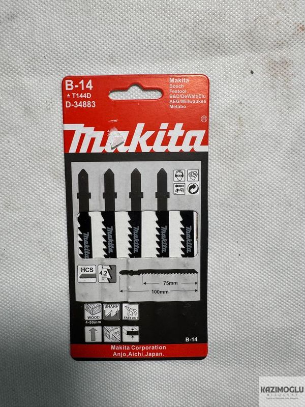 Makita B-14 5'li Dekupaj 75mm 100mm