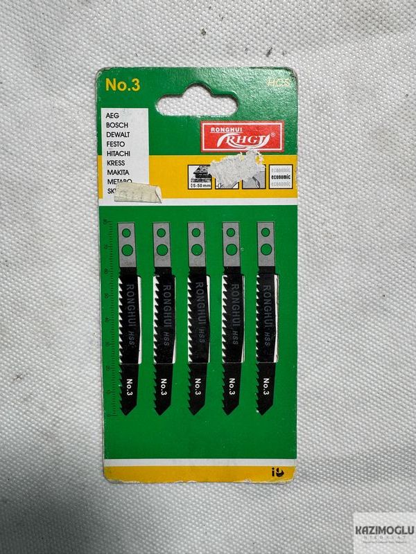 Dekupaj Testere 5'li No 3 Ronghui