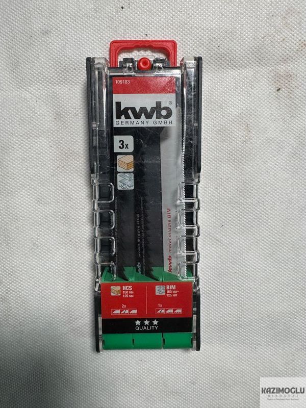 KWB 109183 3'lü Dekupaj Testere Bıçağı