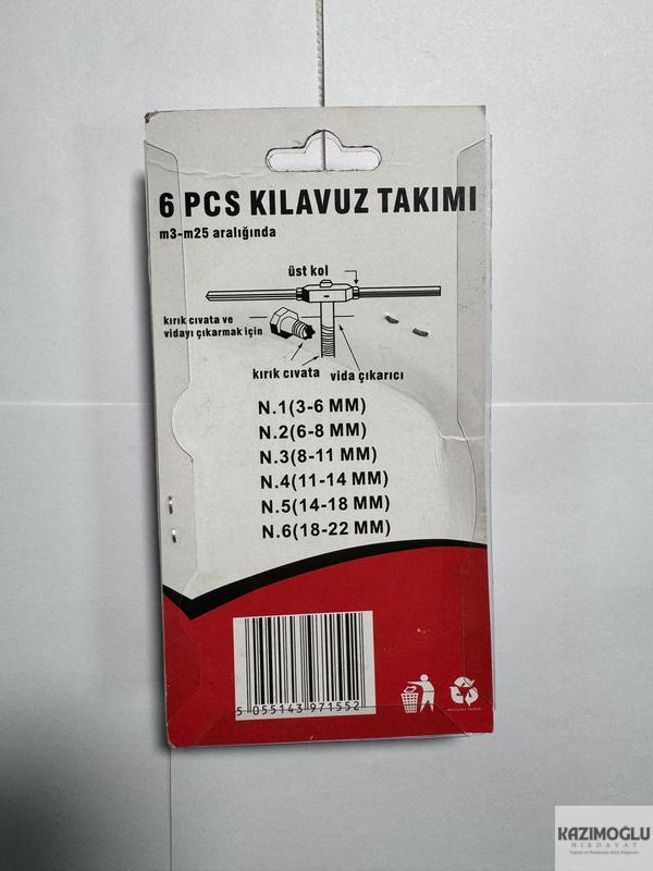 Ekonomikeşya 6 Parça Klavuz Takımı