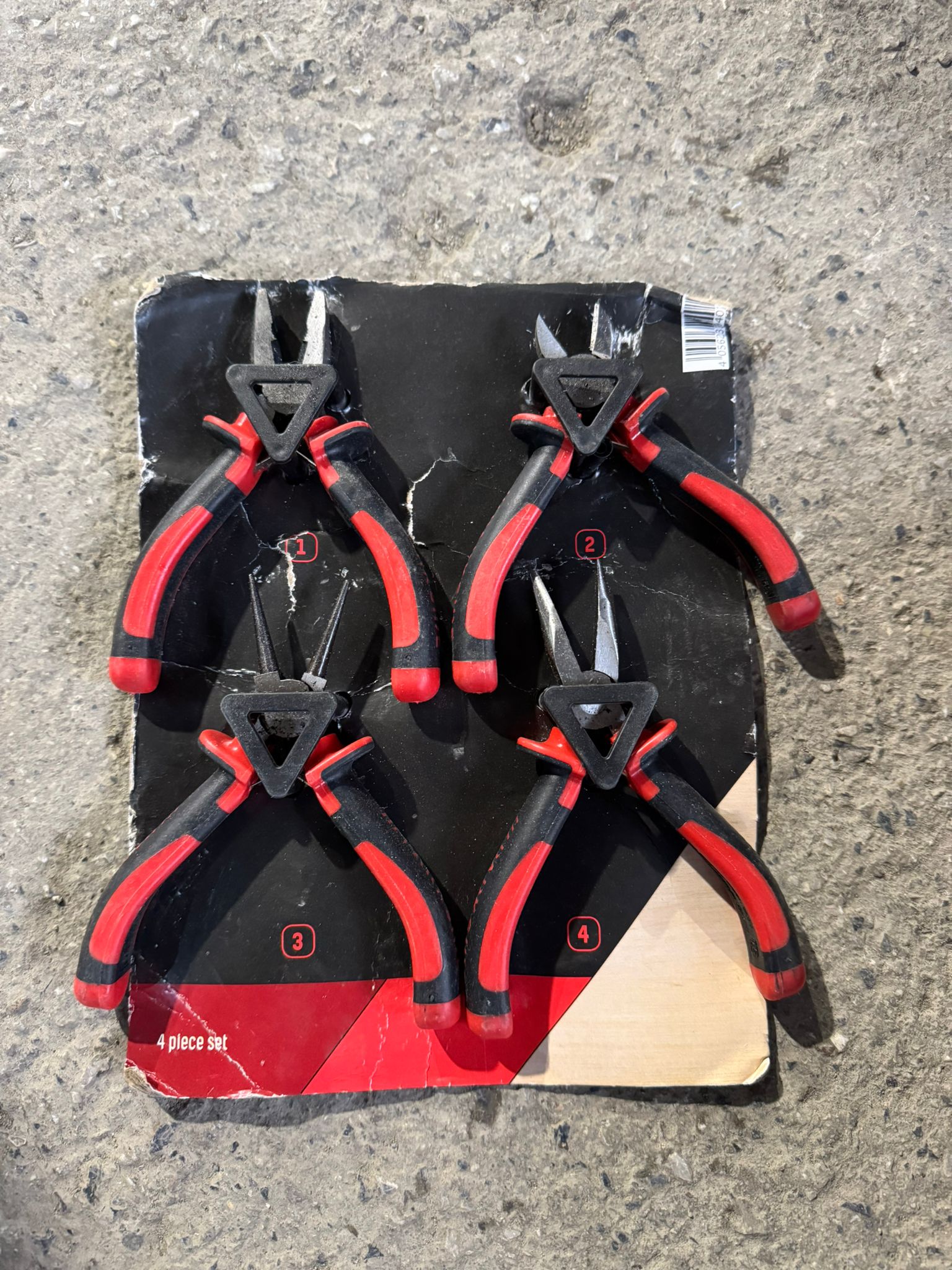 Pense Set Mini 4 Lü Pense + Yan Keski +Kargaburnu + Sekman Pensesi 